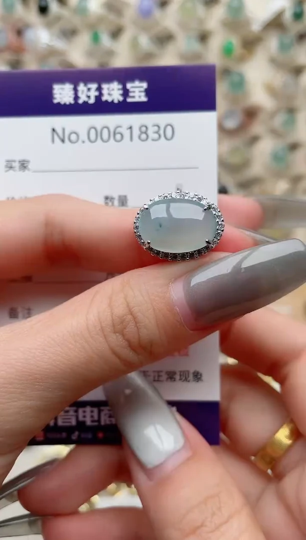 【闪购商品】翡翠戒指银S925镶嵌.........