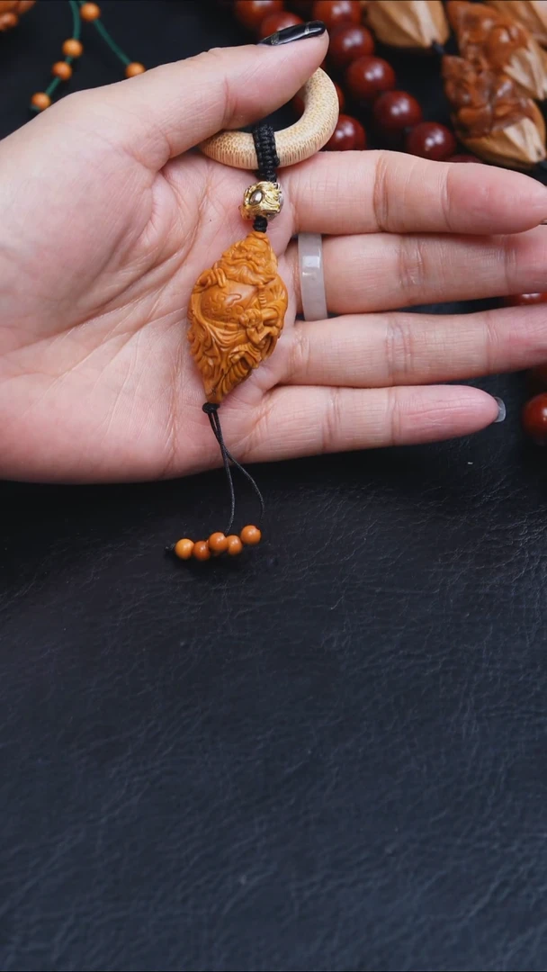 吊坠橄榄核2.2五鬼钟馗单籽