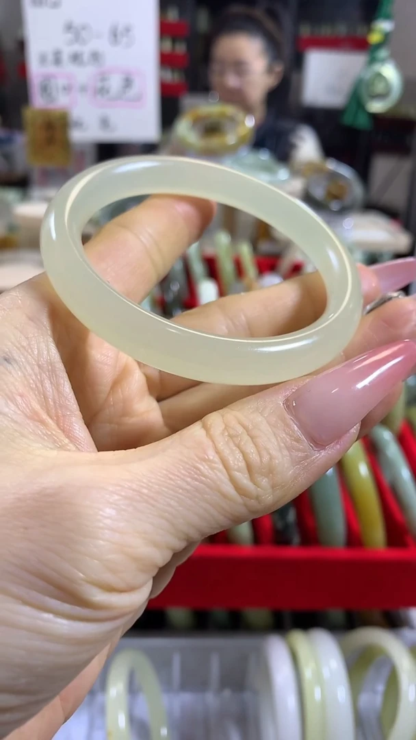 未镶嵌手镯和田玉28 55+