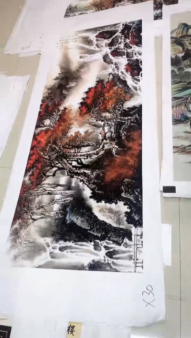 国画九霄甄选国画作品zhb