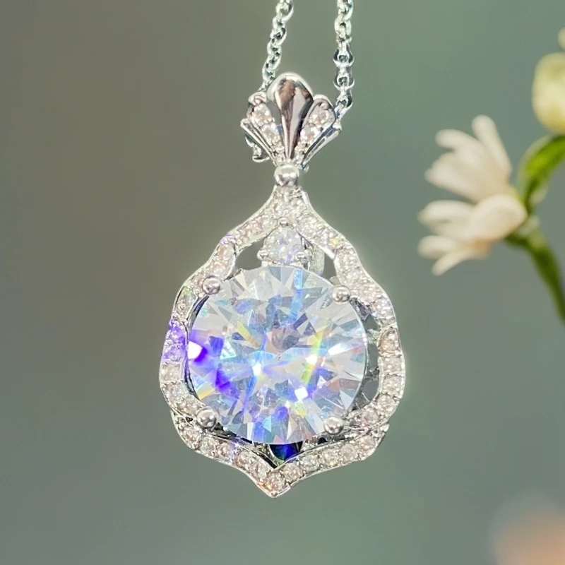 【南非库里南】NFKLN 高端奢华定制  白色鱼尾型吊坠 005