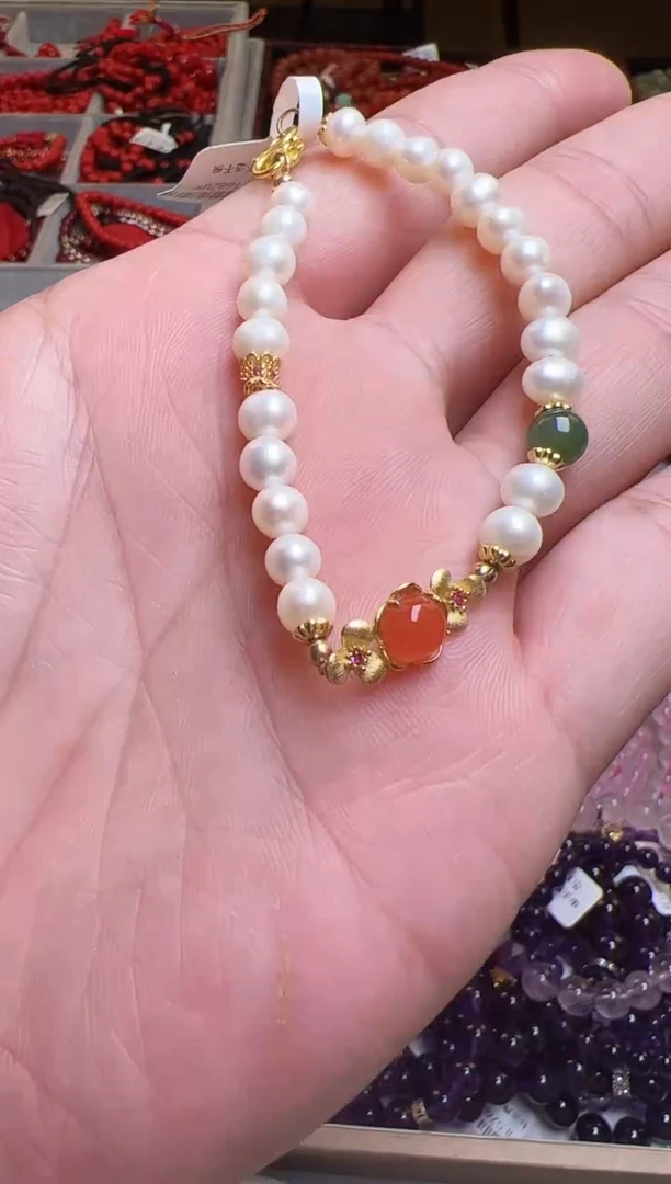 淡水珍珠手串未镶嵌淡水珍珠手串