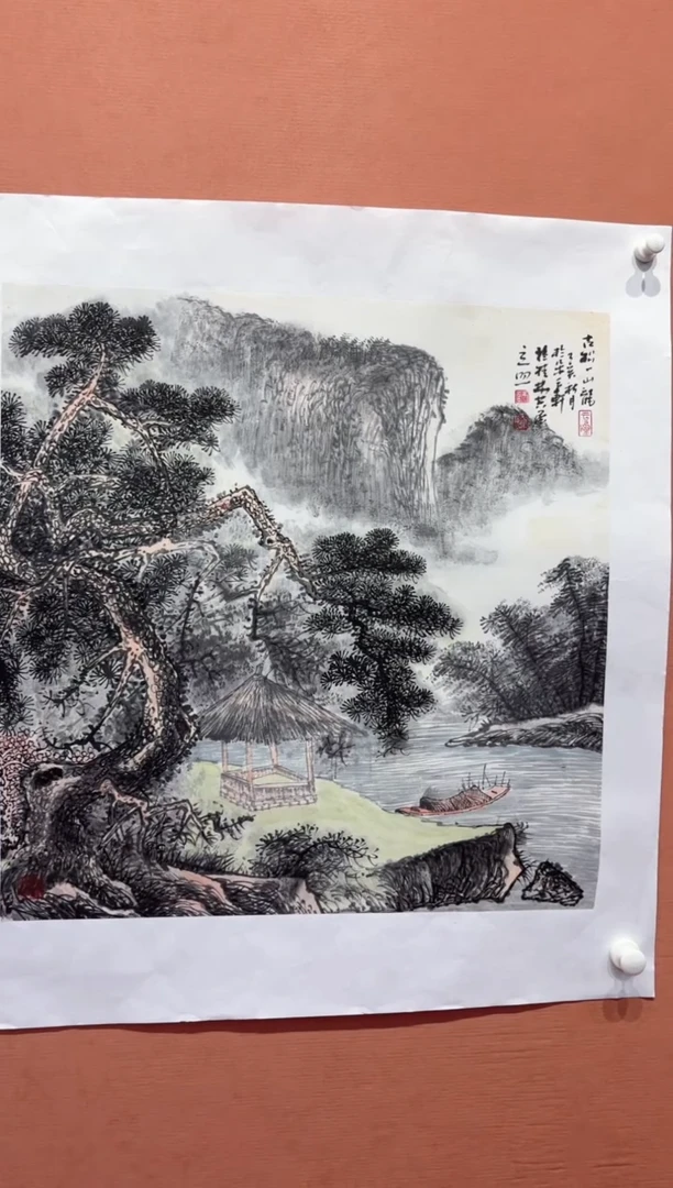 国画师立照老师国画作品