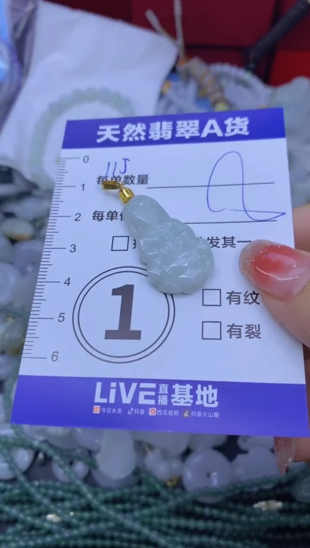 颈饰未镶嵌翡翠天然翡翠A货批量多样性发一件