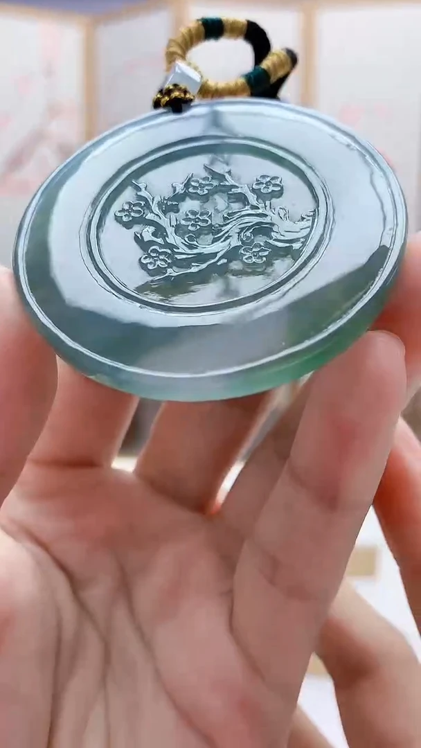 未镶嵌定制翡翠4898lr-毛货挂件81