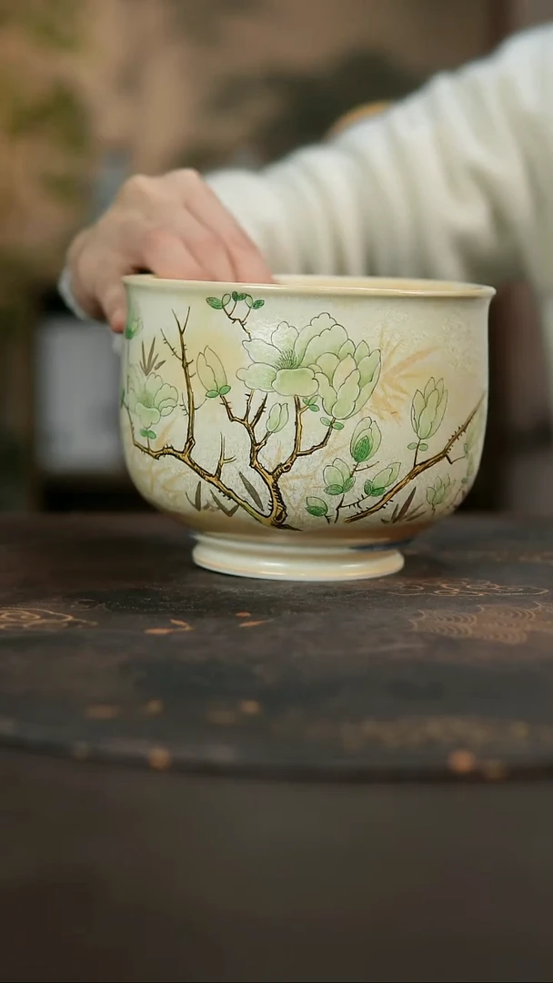 景德镇陶瓷杯碗柴烧多人