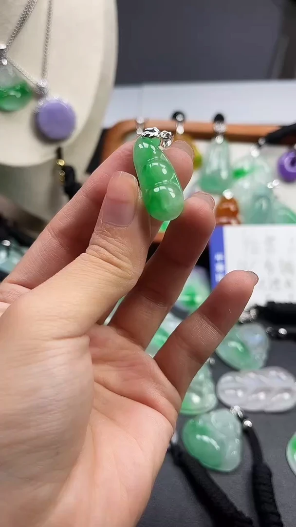 颈饰未镶嵌翡翠  所见即所得 一图一物