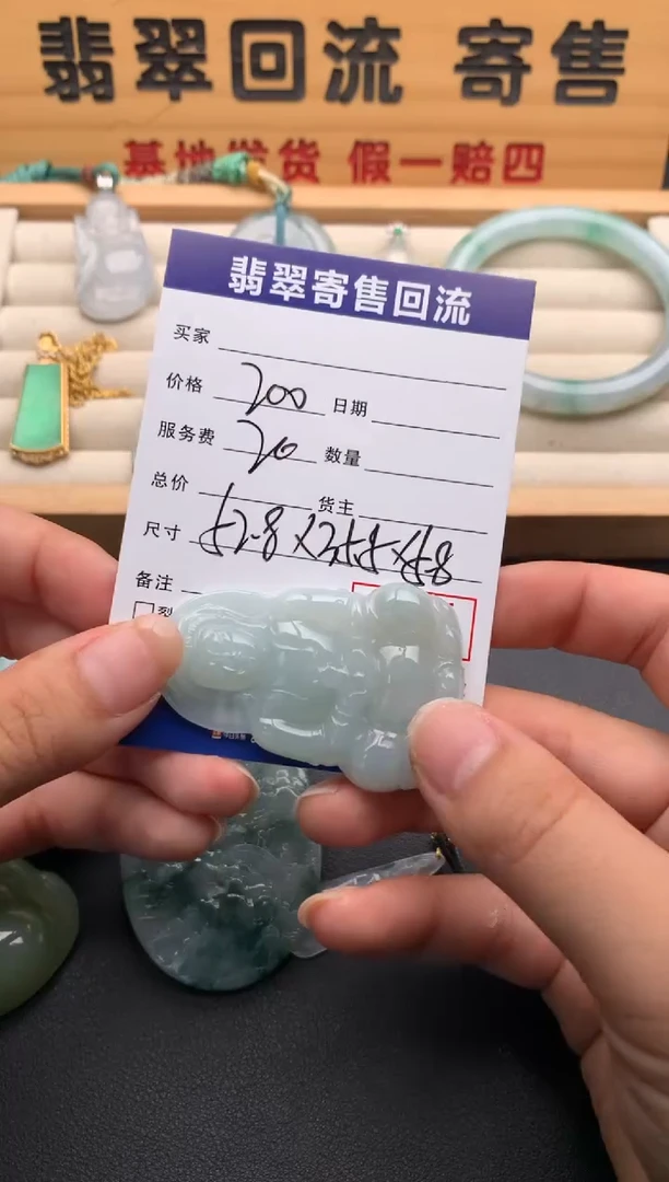 翡翠未镶嵌颈饰10137919