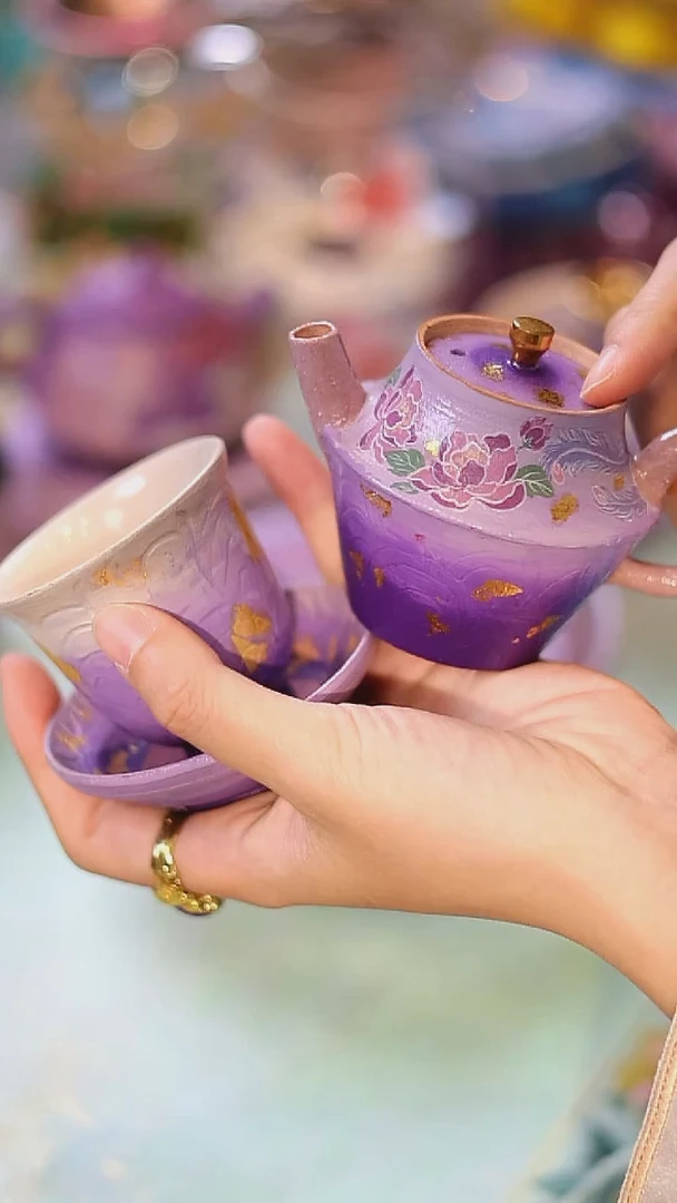 山怂阿卿直播间@@SJY壶套组