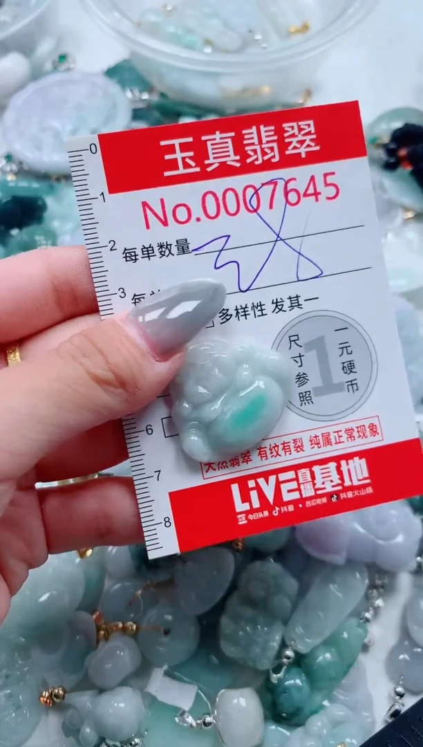 吊坠(不含链)未镶嵌翡翠7645