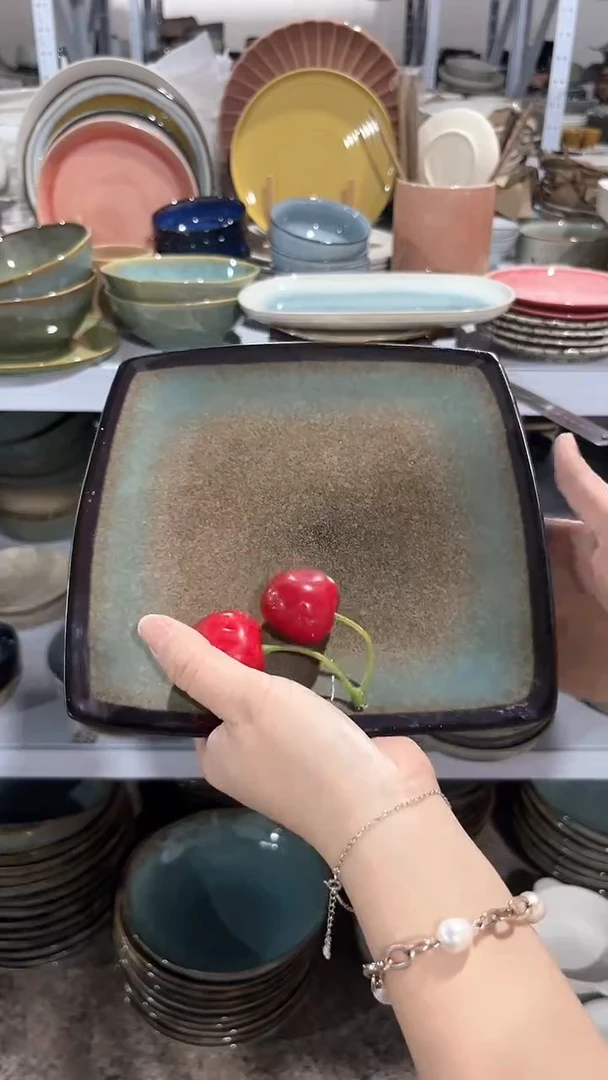 【闪购商品】瓷片外贸尾货瑕疵满20包邮X 新品方盘