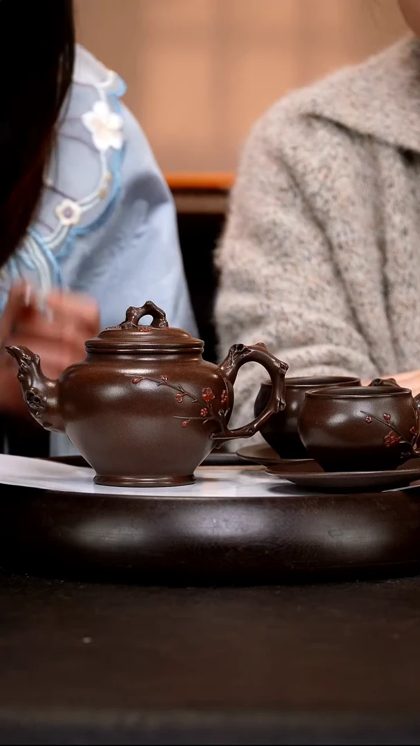 茶壶紫砂GHR81  报春套组  紫泥  420cc