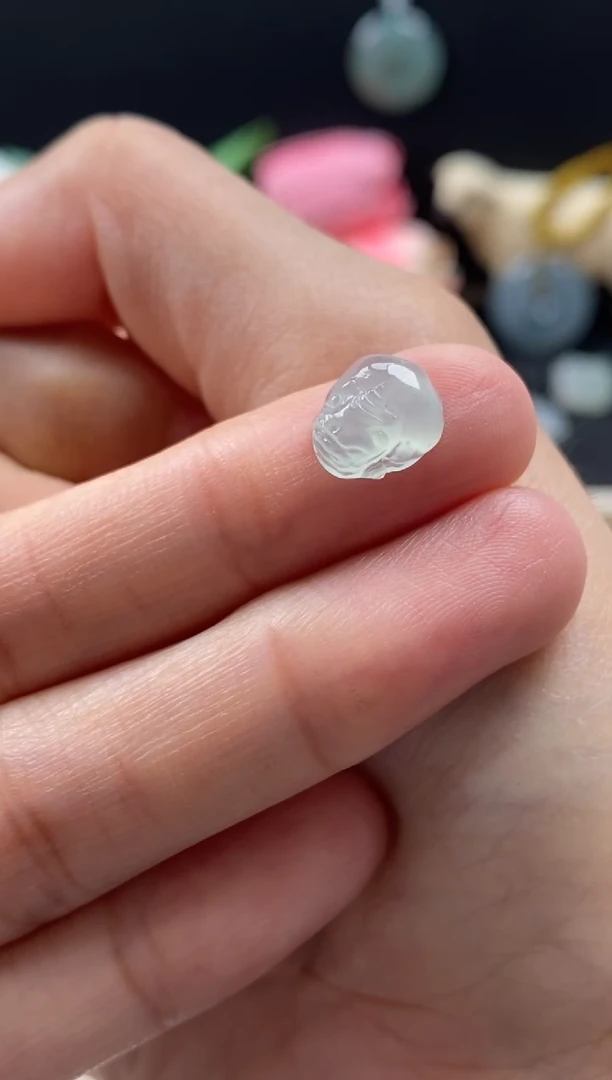 【闪购商品】翡翠颈饰未镶嵌翡翠冰晴金蟾