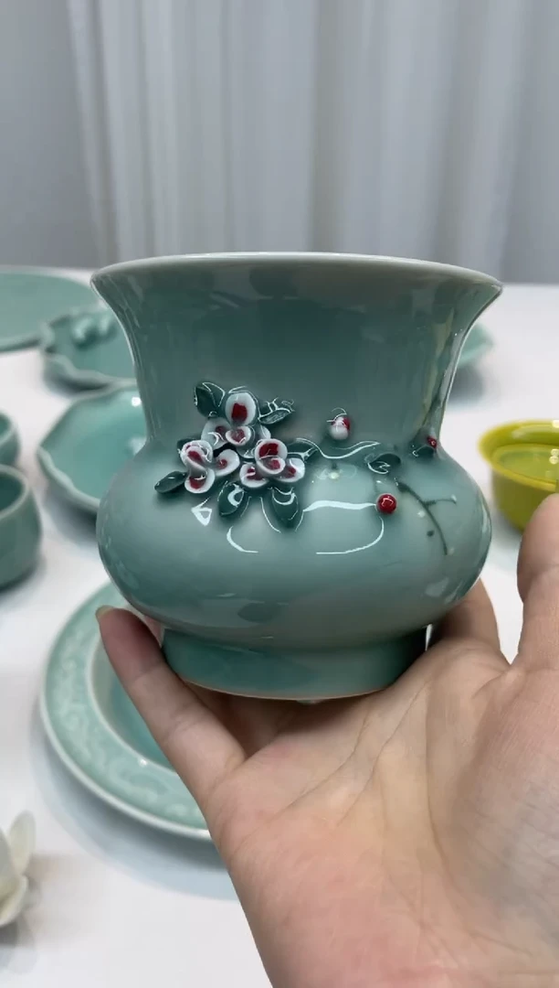 特价福利 微瑕 慧仙青瓷