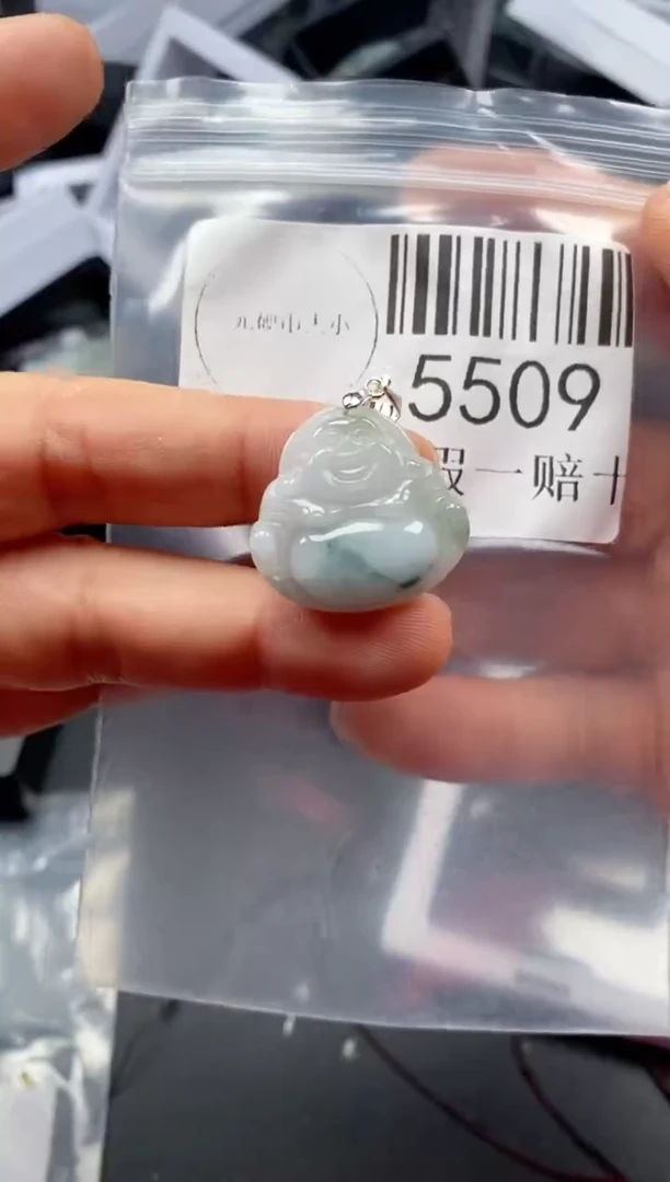 翡翠未镶嵌吊坠(不含链)5509