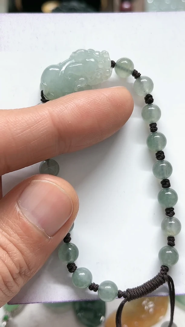 【闪购商品】翡翠手绳未镶嵌天然缅甸A货翡翠手绳