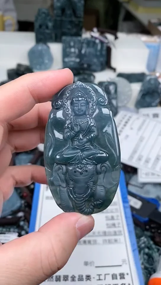 【闪购商品】翡翠颈饰未镶嵌天然翡翠A货一物一证