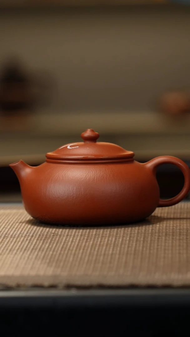 茶壶紫砂朱泥点汤寒江两号150CC