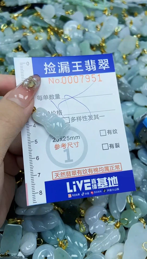 翡翠未镶嵌颈饰天然A货翡翠