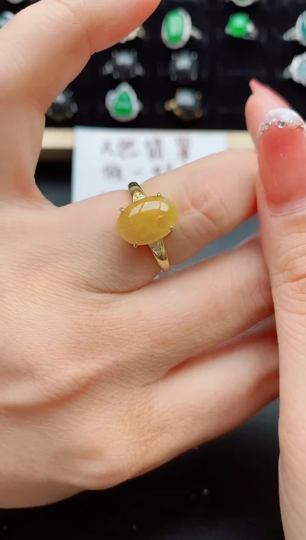 【闪购商品】翡翠戒指银S925镶嵌8000