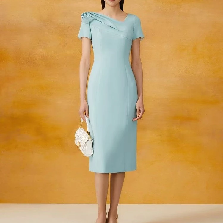 【歌】夏季优雅修身气质连衣裙法式复古设计日常穿搭GL494