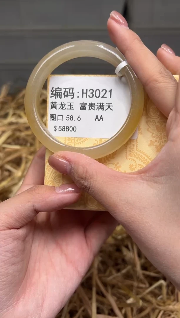未镶嵌手镯石英质玉H3021