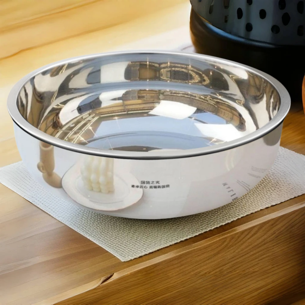 31cm大号316精工加厚不锈钢和面盆家用揉面盆火锅盆不沾盆洗菜盆