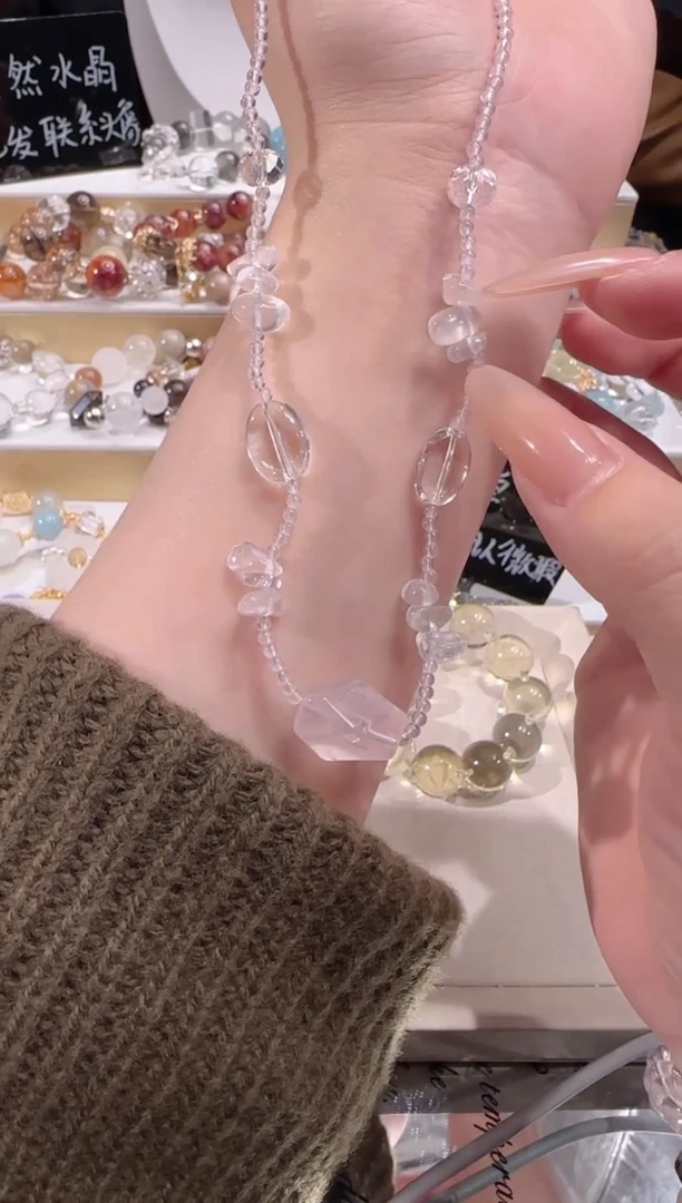 项链未镶嵌水晶多样性发一