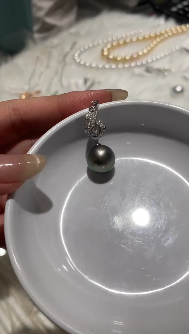 18K金镶嵌吊坠（不含链）海水珍珠A153|6800