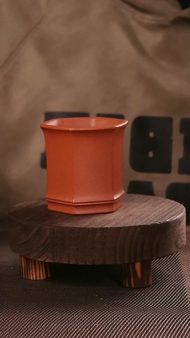 茶杯紫砂紫砂刻绘主人杯49