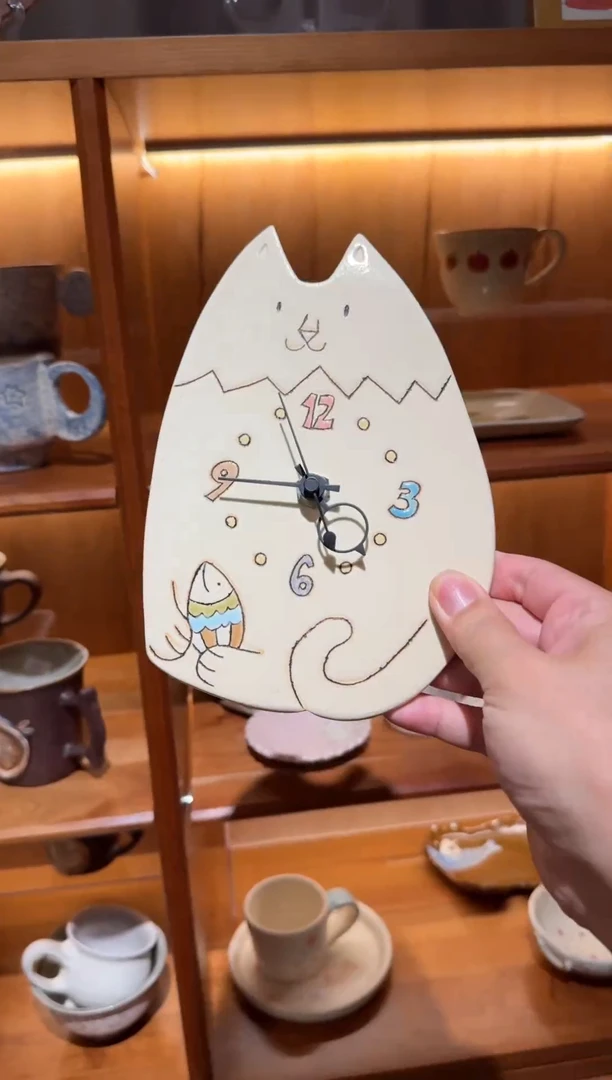 陶日本陶艺手作作家器物kinobori钟表