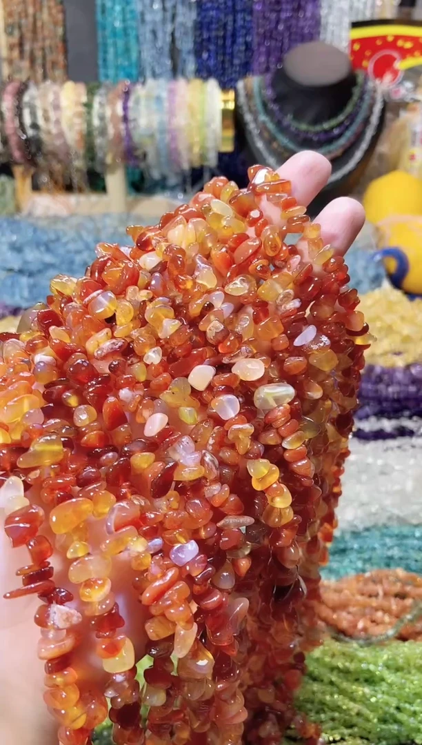 未镶嵌珠宝半成品水晶红玛