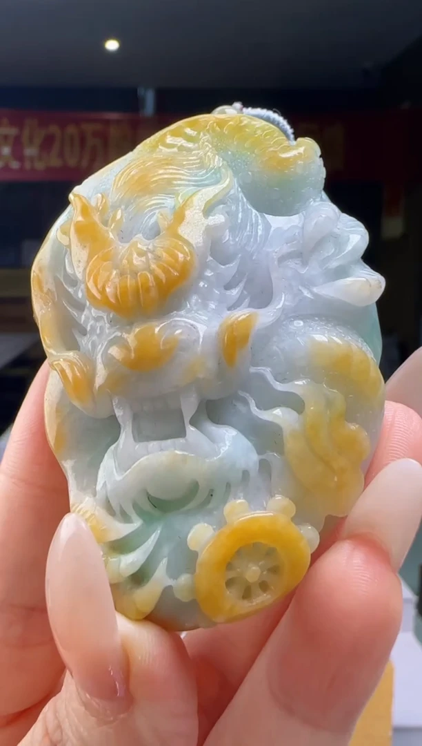 翡翠未镶嵌颈饰YJ@@960Q3J15248