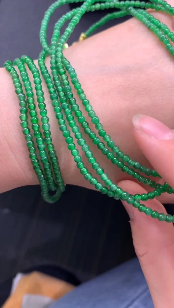 颈饰未镶嵌翡翠FC464 翡翠项链 多样性发其一