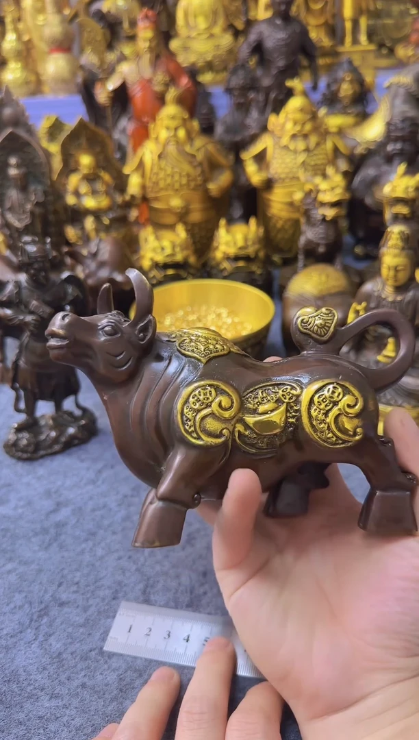 老黄黄铜摆件装饰品