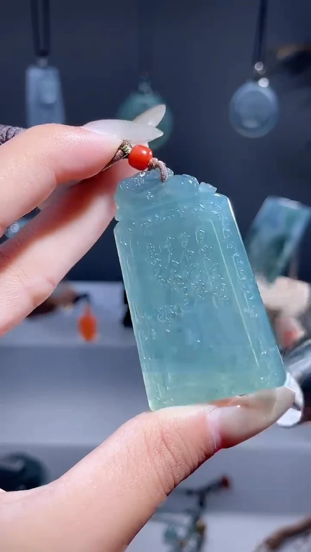 颈饰未镶嵌翡翠仿古牌