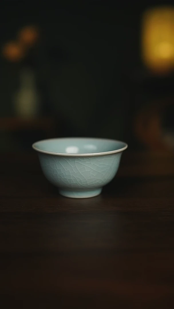 【闪购商品】仿古釉 压手杯 支钉烧 一级
