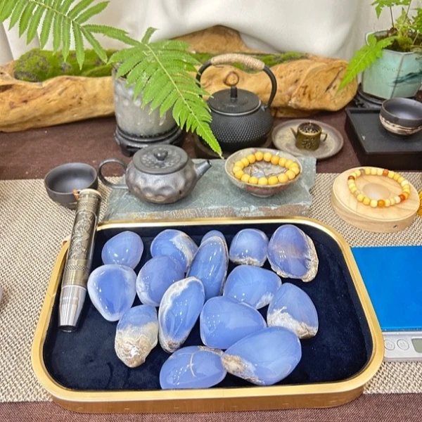 天然蓝玉髓/原石26-100