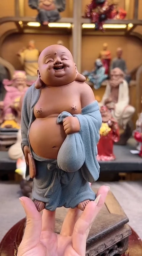 紫砂茶宠器闵茶宠摆件