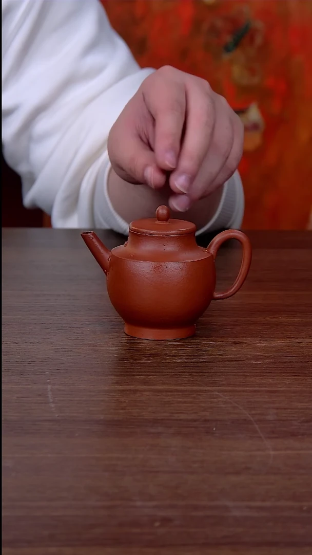 【闪购商品】紫砂茶壶朱泥折肩宫灯