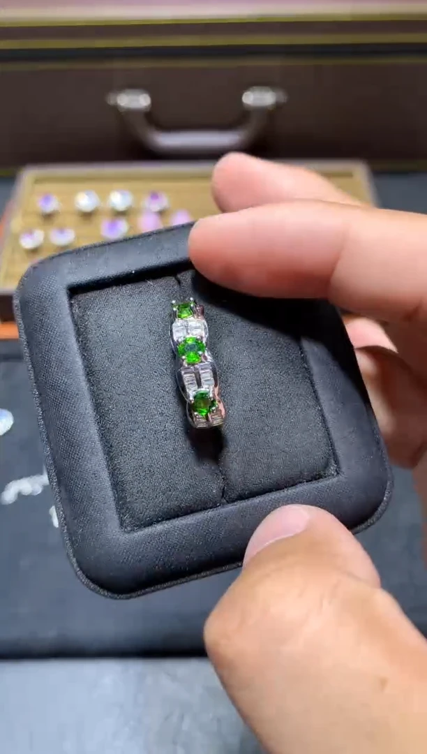 未镶嵌透辉石戒指P108【多样性发其一】