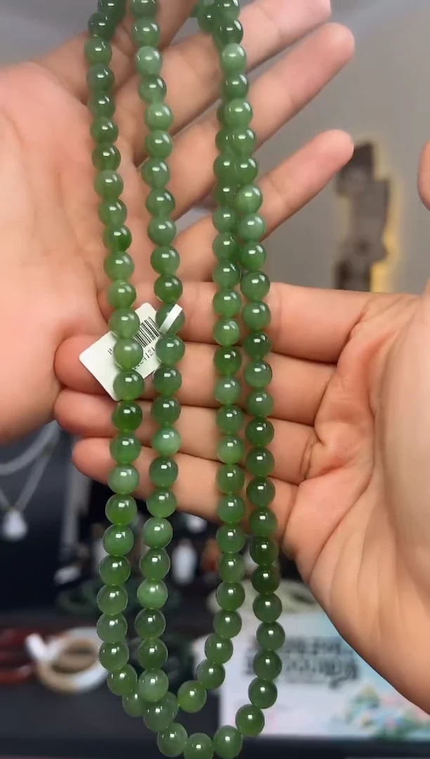 颈饰未镶嵌和田玉1297-F158 碧玉女神链 多样性发其一