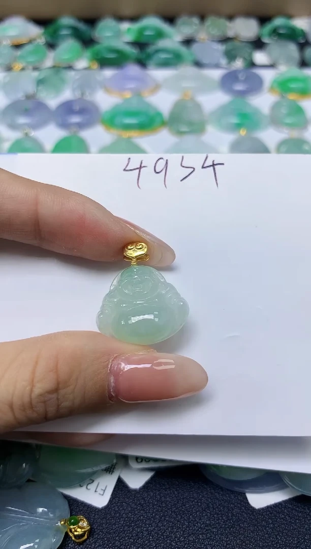 翡翠未镶嵌颈饰天然缅甸翡翠A货