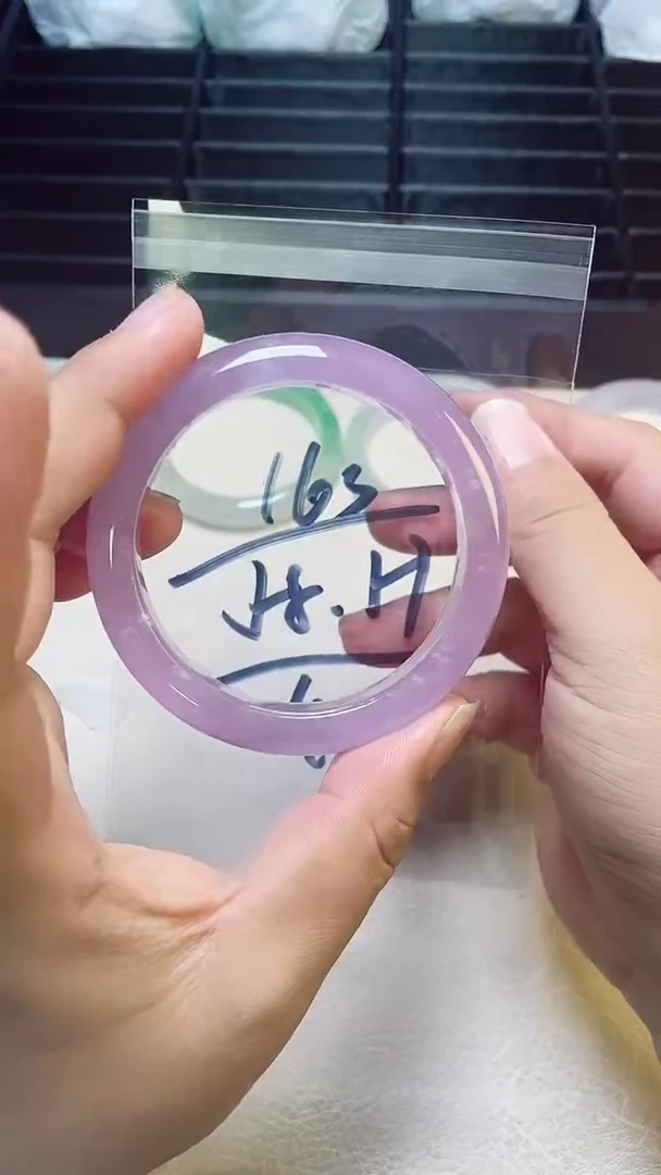 缅风美人翠手镯163