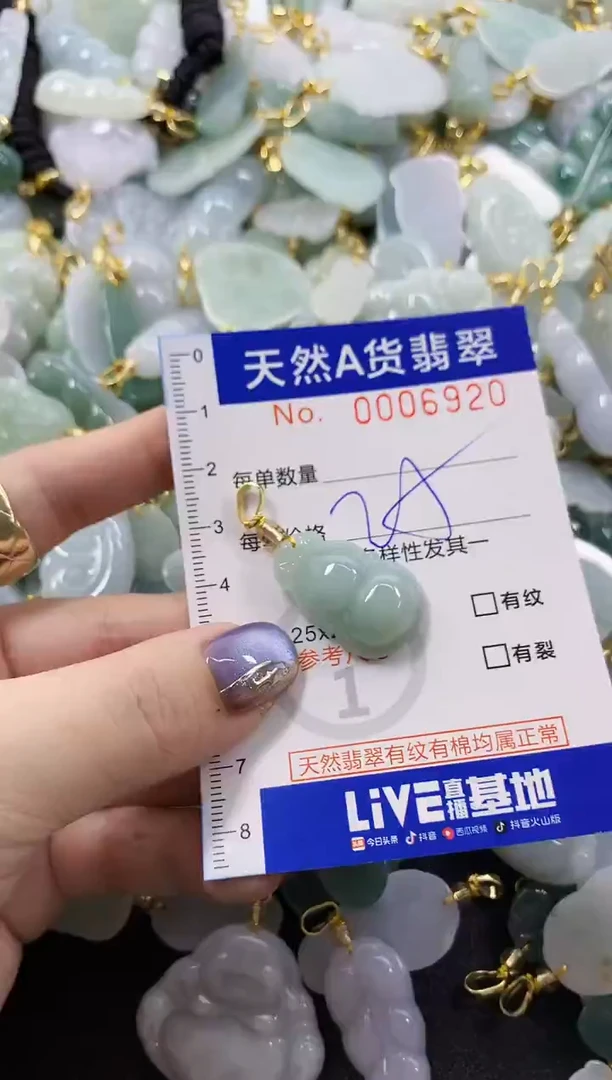 颈饰未镶嵌翡翠天然A货翡翠