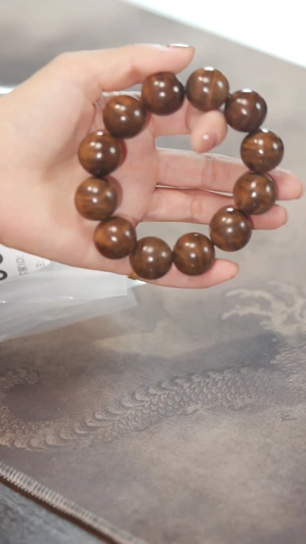 金丝楠009闪电纹20mm单圈