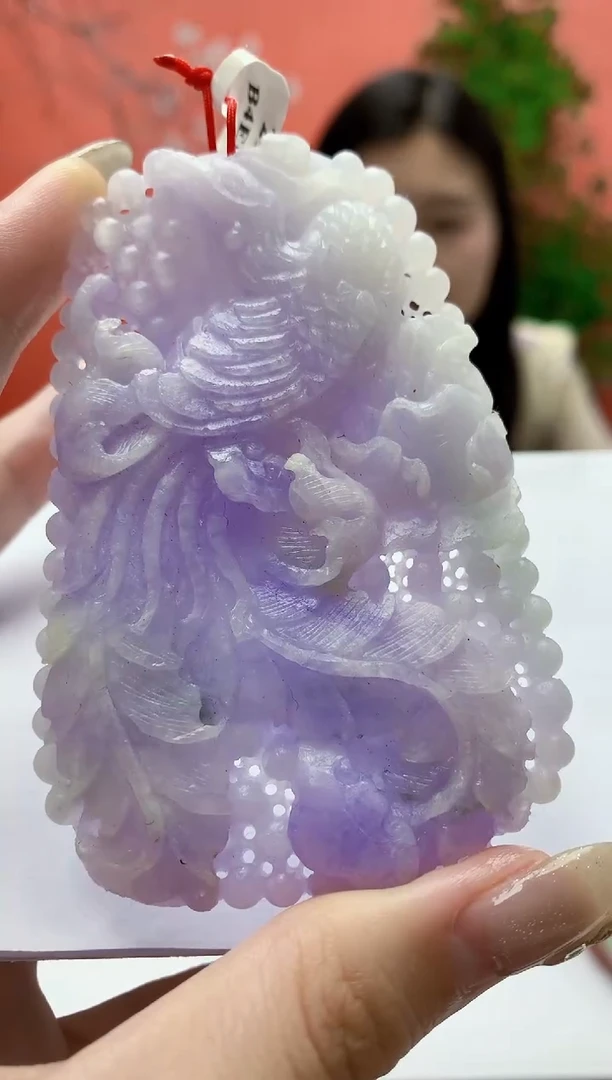 未镶嵌定制翡翠4812jw-毛货挂件53