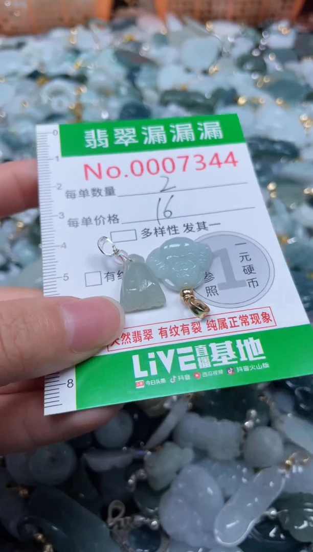 颈饰未镶嵌翡翠7344
