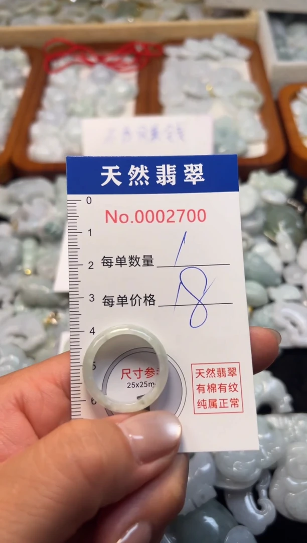 翡翠未镶嵌吊坠(不含链)2700