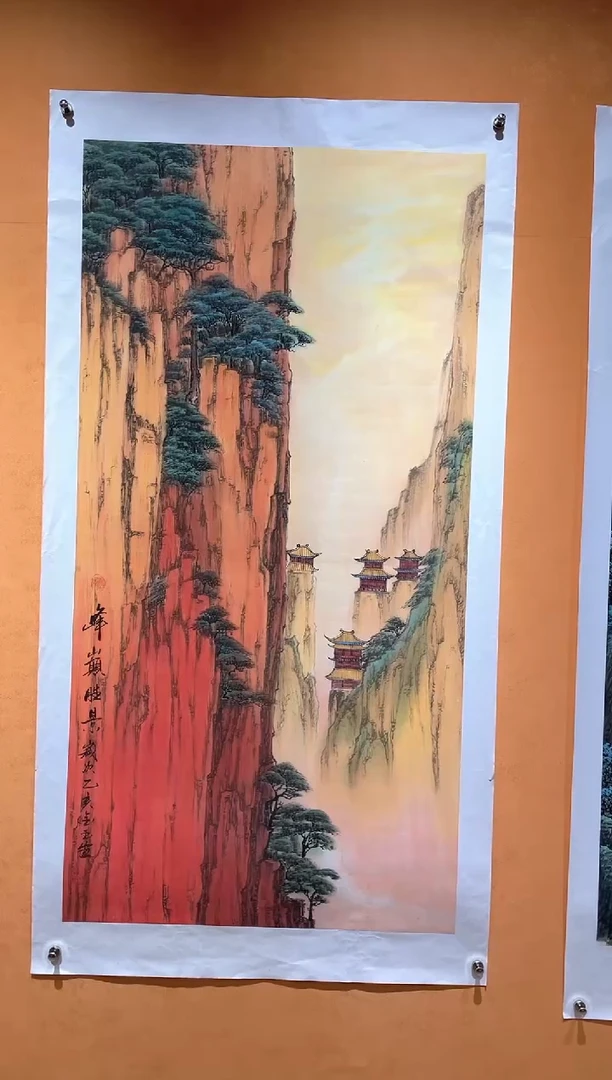 国画刘金玉教授亲笔手绘